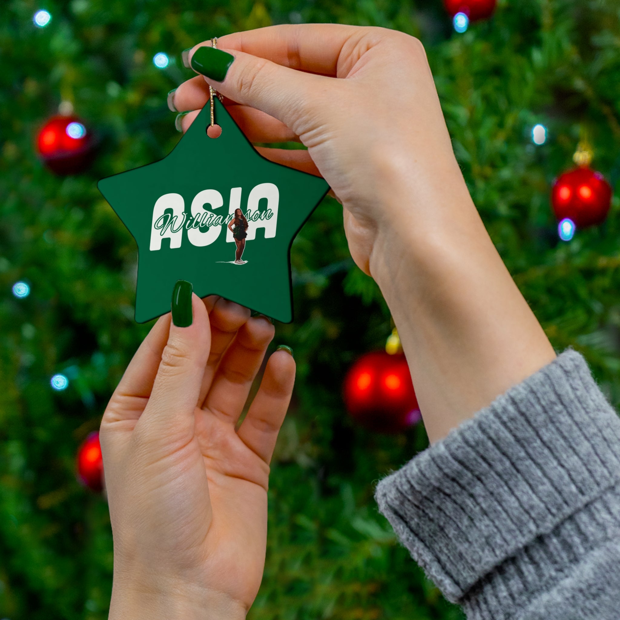 Asia Williamson Ceramic Ornament