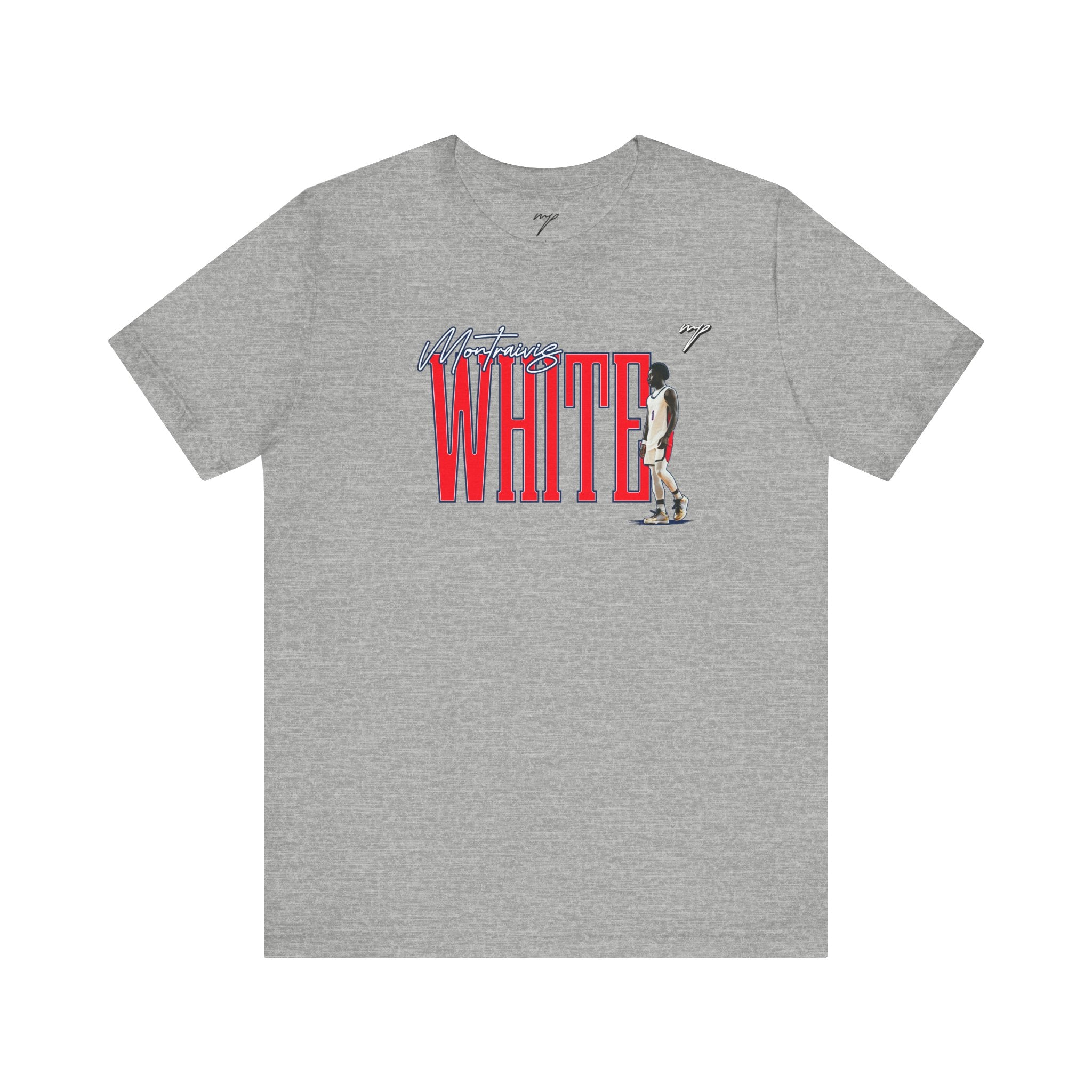 Montraivis White Graphic Tee