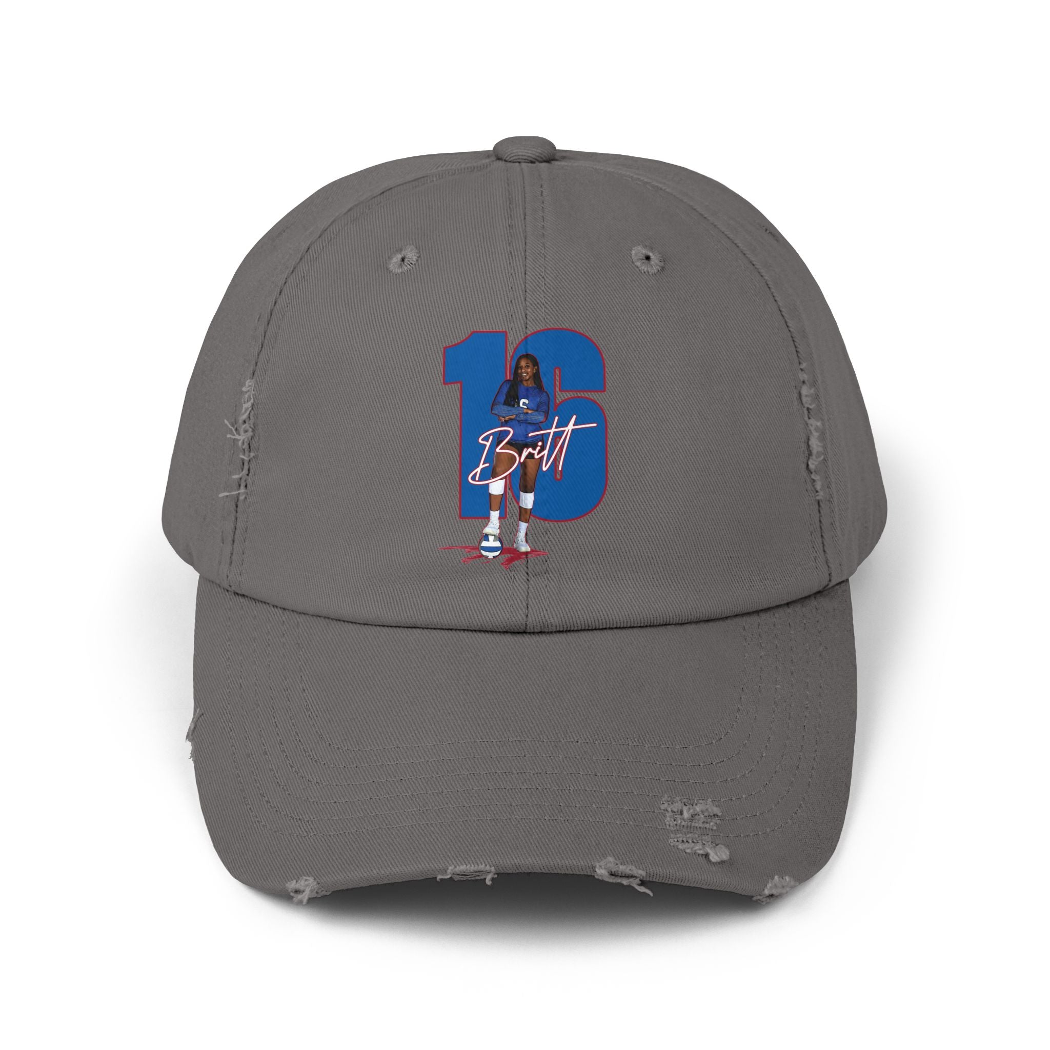 Brittney Daphnis Distressed Dad Cap