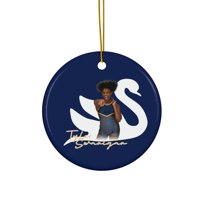 Tyler Swanigan Ceramic Ornament