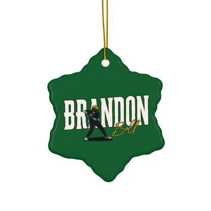Brandon Bell Ceramic Ornament