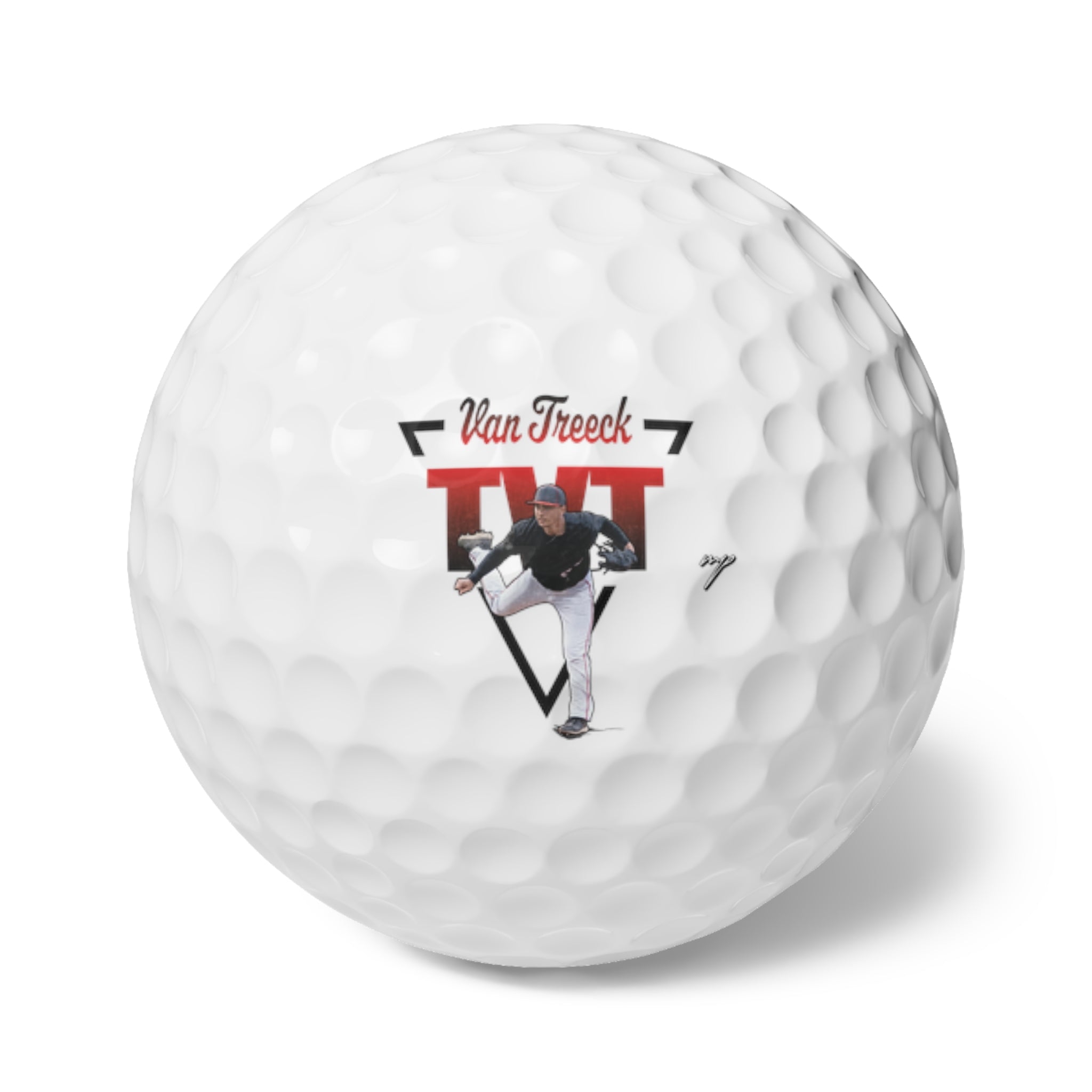Tommy Van Treeck Golf Balls, 6pc