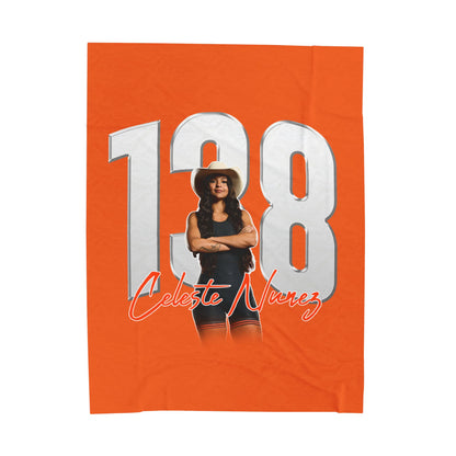 Celeste Nunez Velveteen Plush Blanket