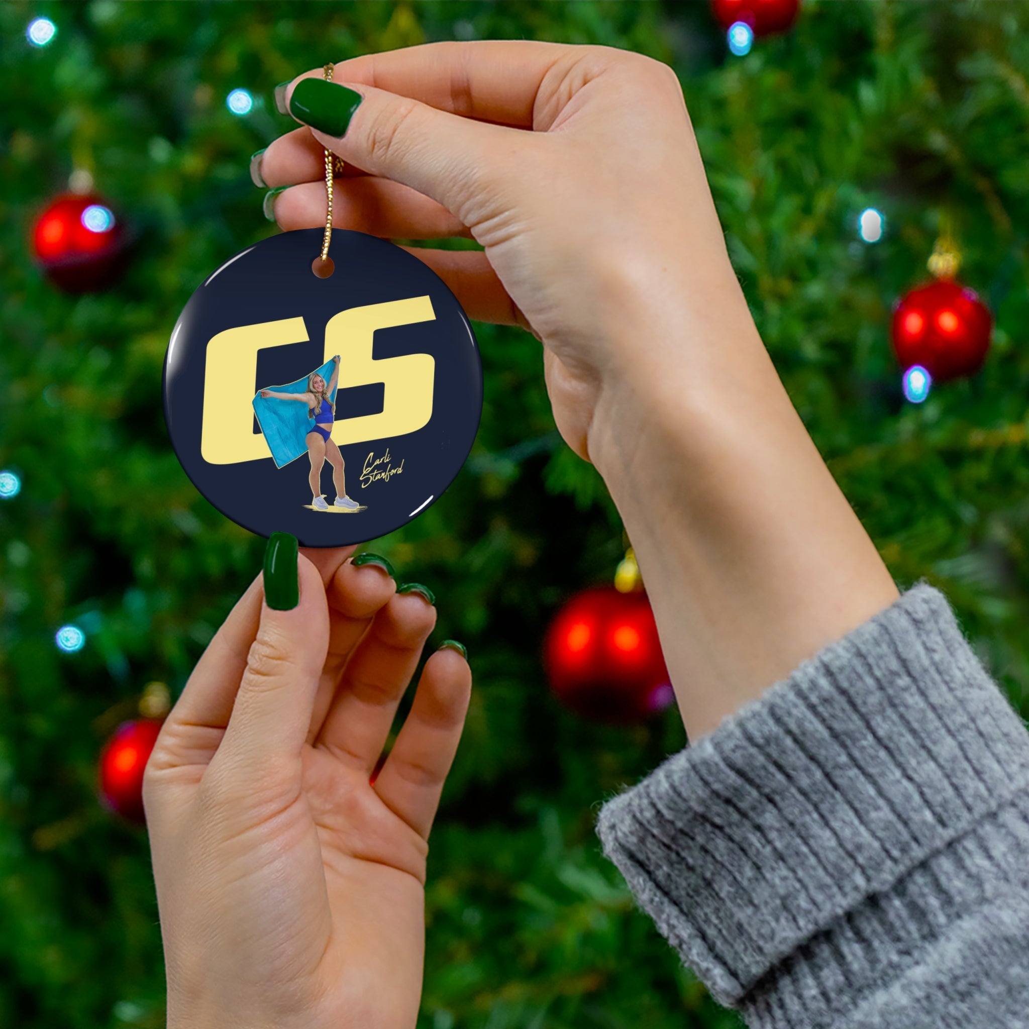 Carli Stanford Ceramic Ornament