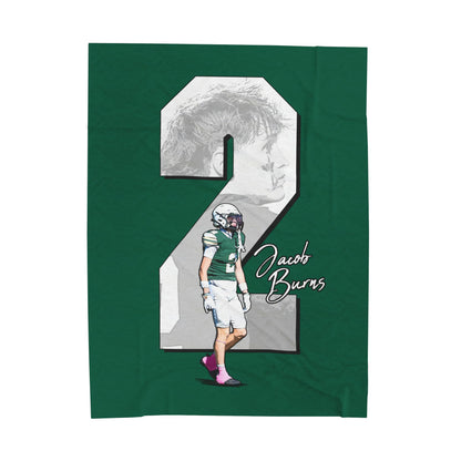 Jacob Burns Velveteen Plush Blanket