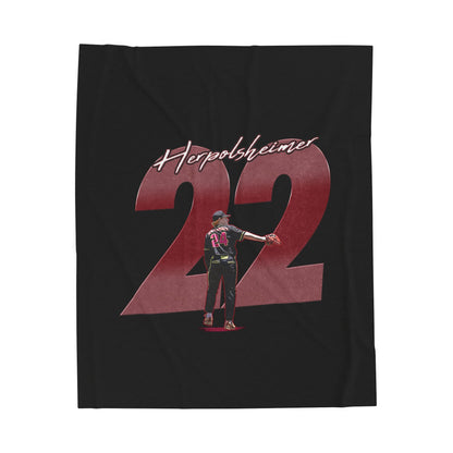 Bryce Herpolsheimer Velveteen Plush Blanket