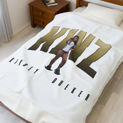 Kinsey Dueker Velveteen Plush Blanket