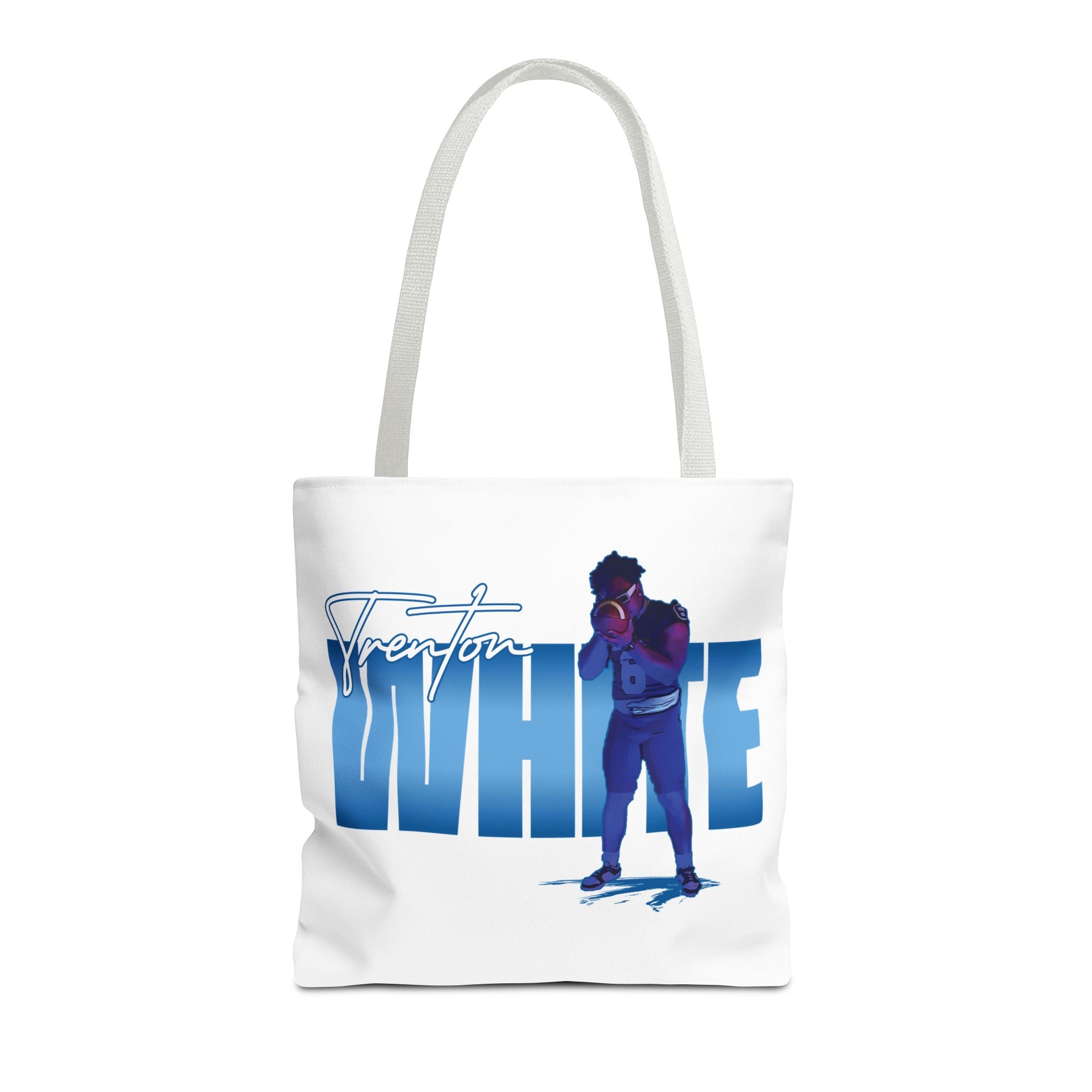 Trenton White Custom Tote Bag