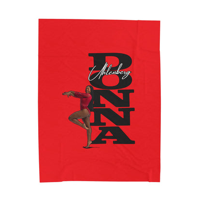 Donna Uhlenberg Velveteen Plush Blanket