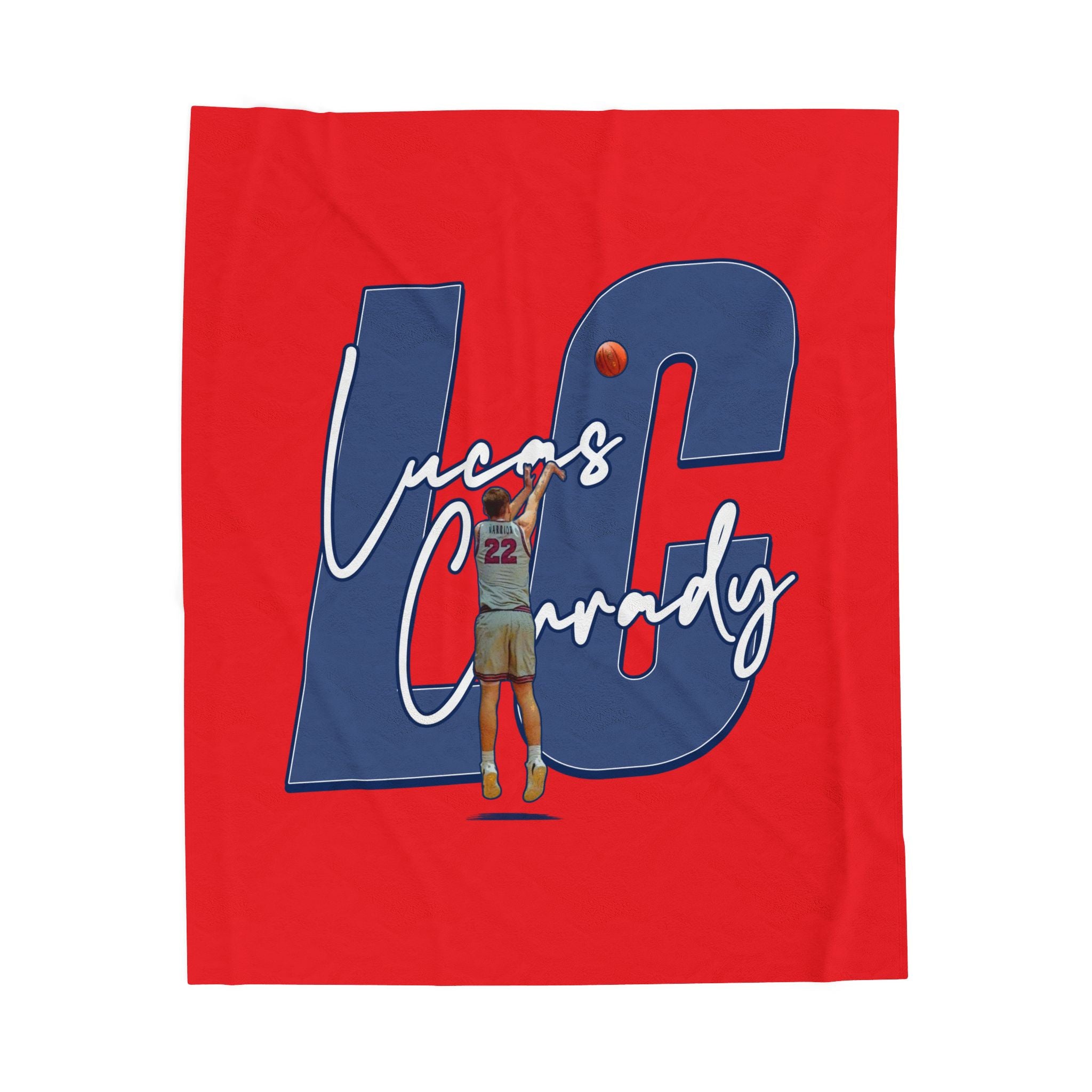 Lucas Conrady Velveteen Plush Blanket