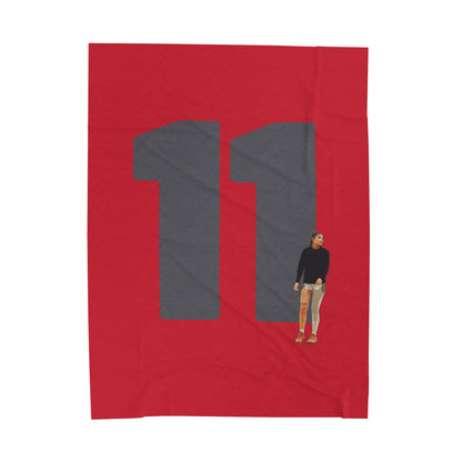 Kamryn Callahan Velveteen Plush Blanket