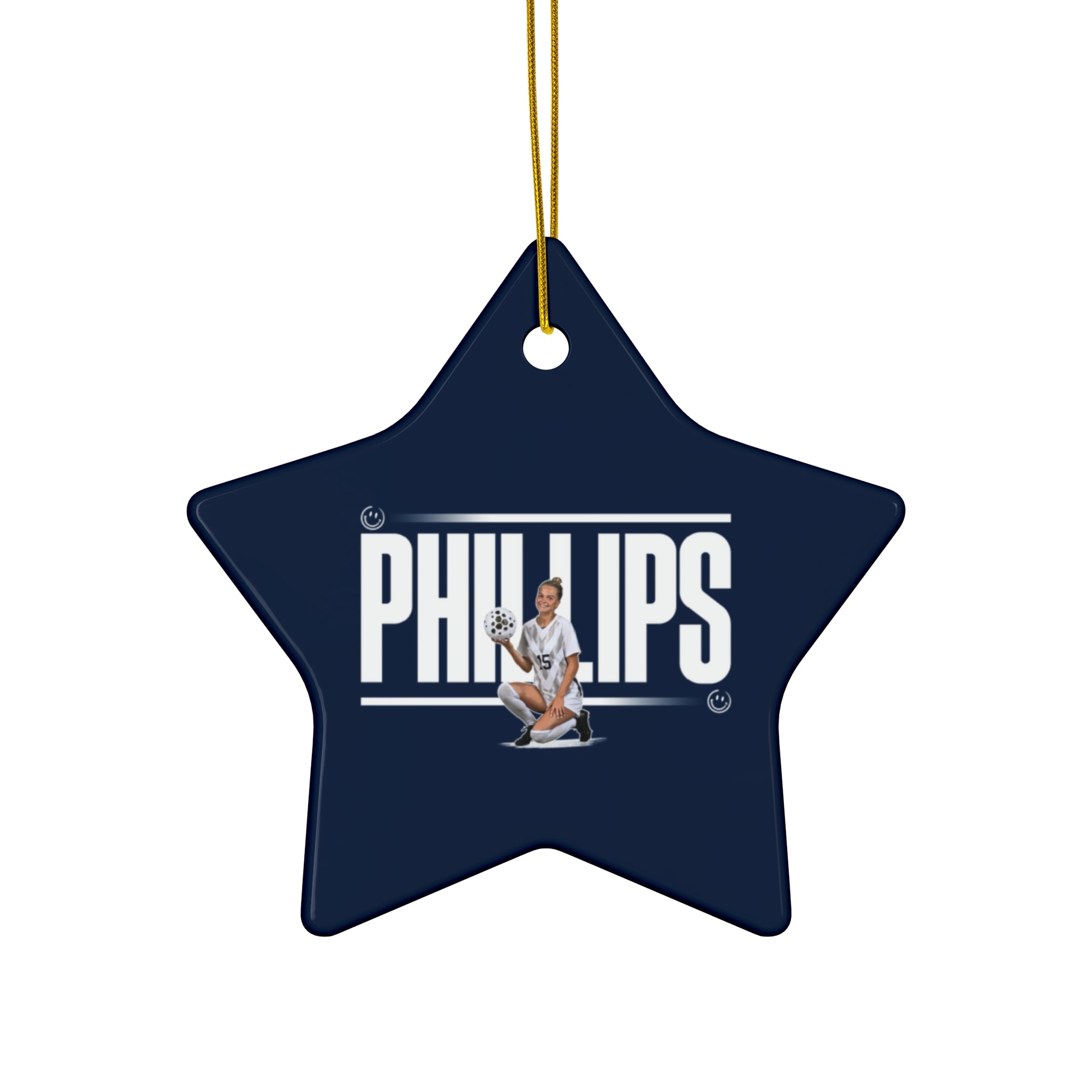 Lily Phillips Ceramic Ornament