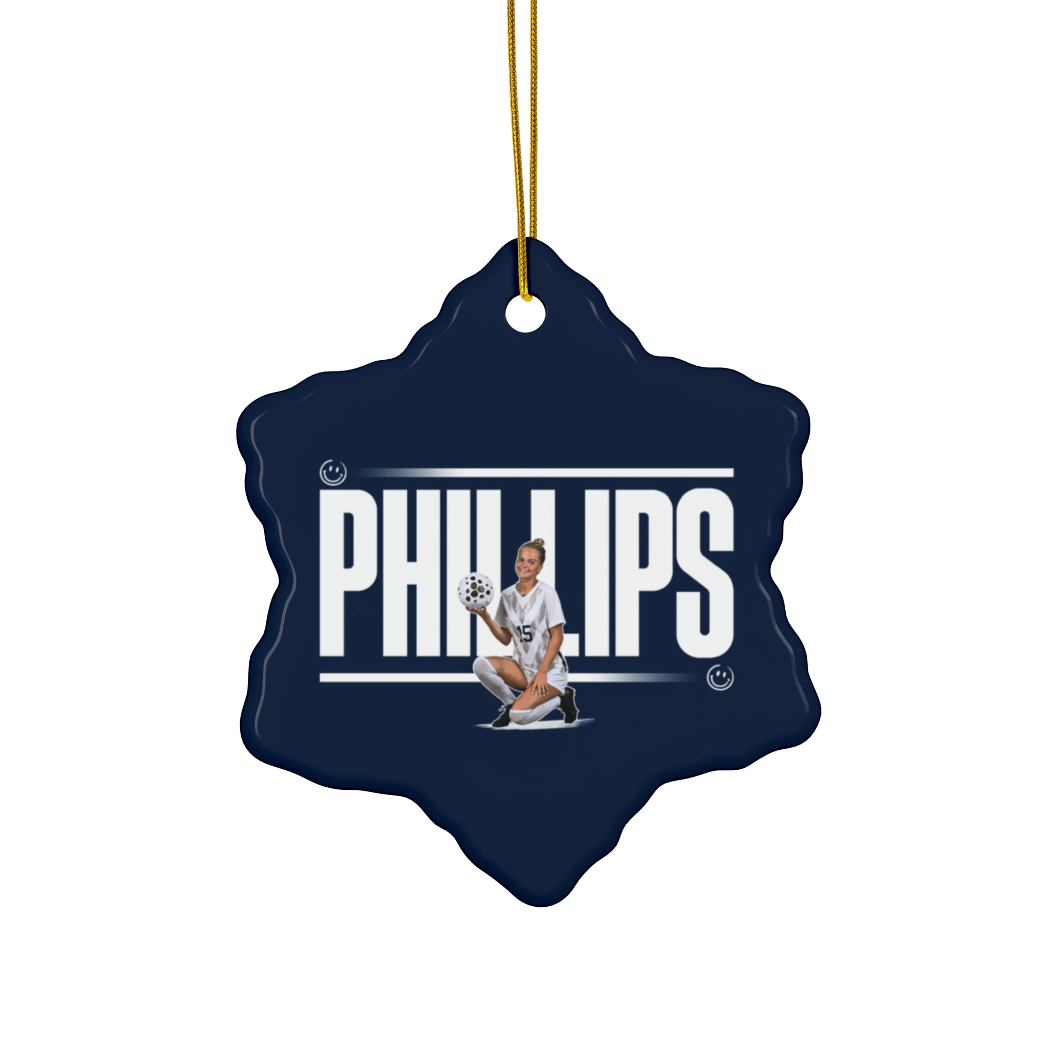 Lily Phillips Ceramic Ornament
