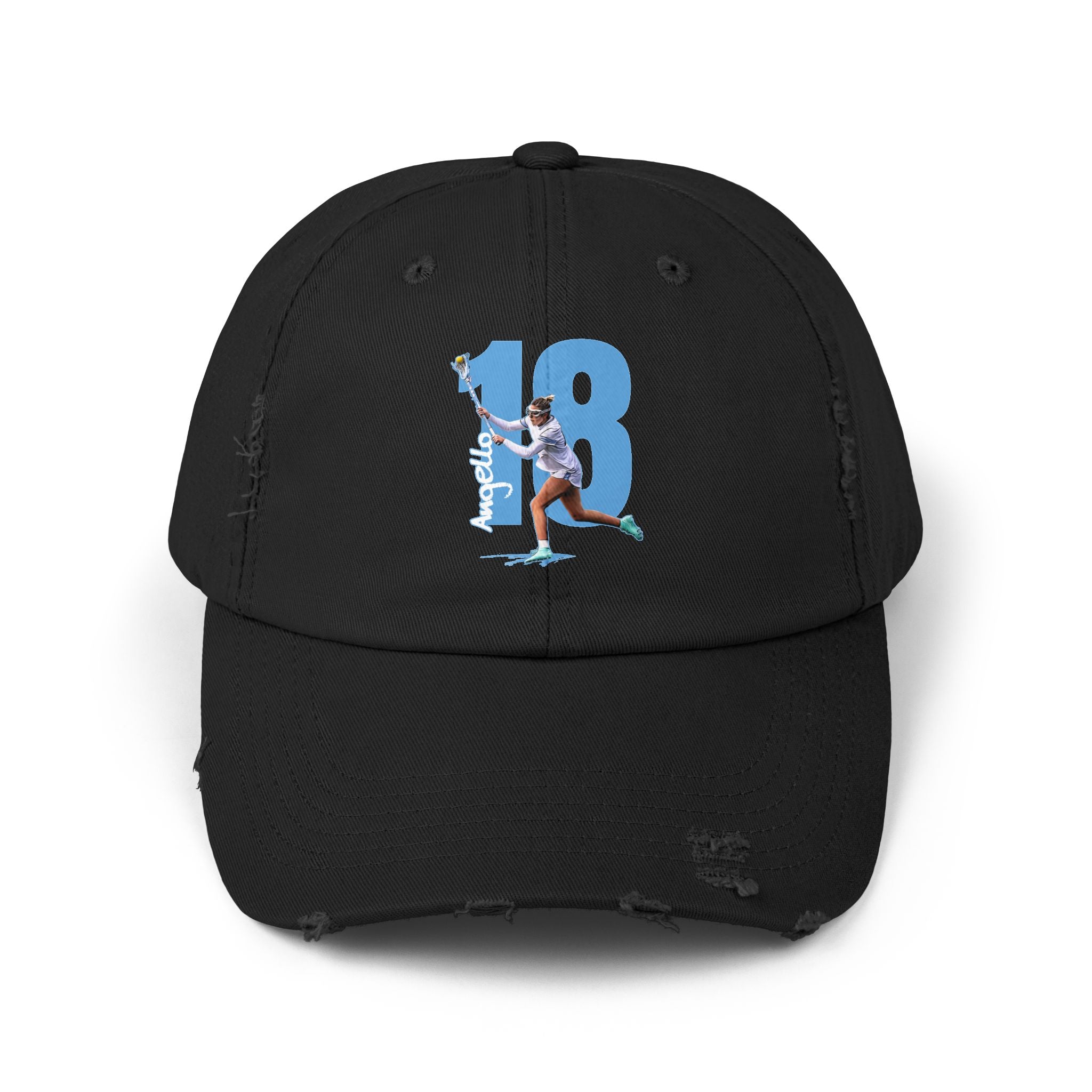 Ava Angello Distressed Dad Cap