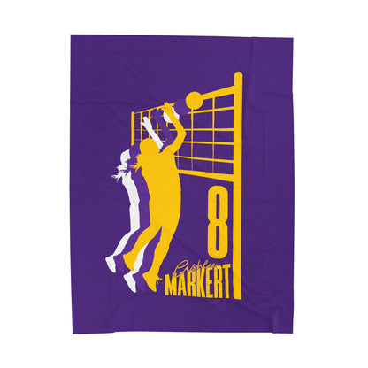 Ashley Markert Velveteen Plush Blanket