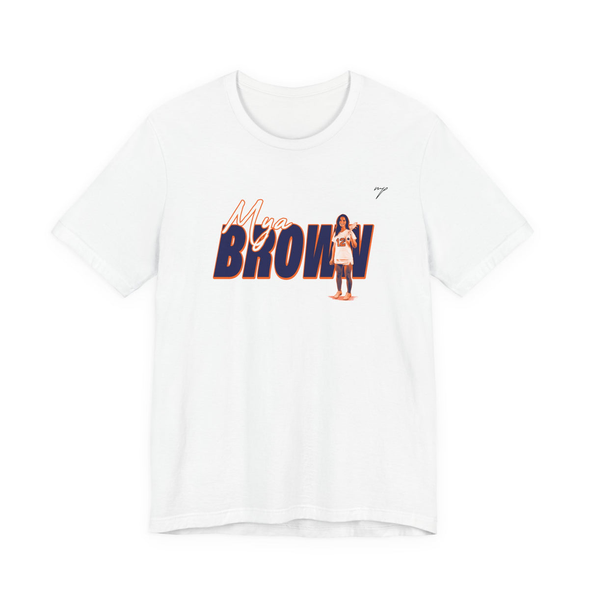 Mya Brown Graphic Tee