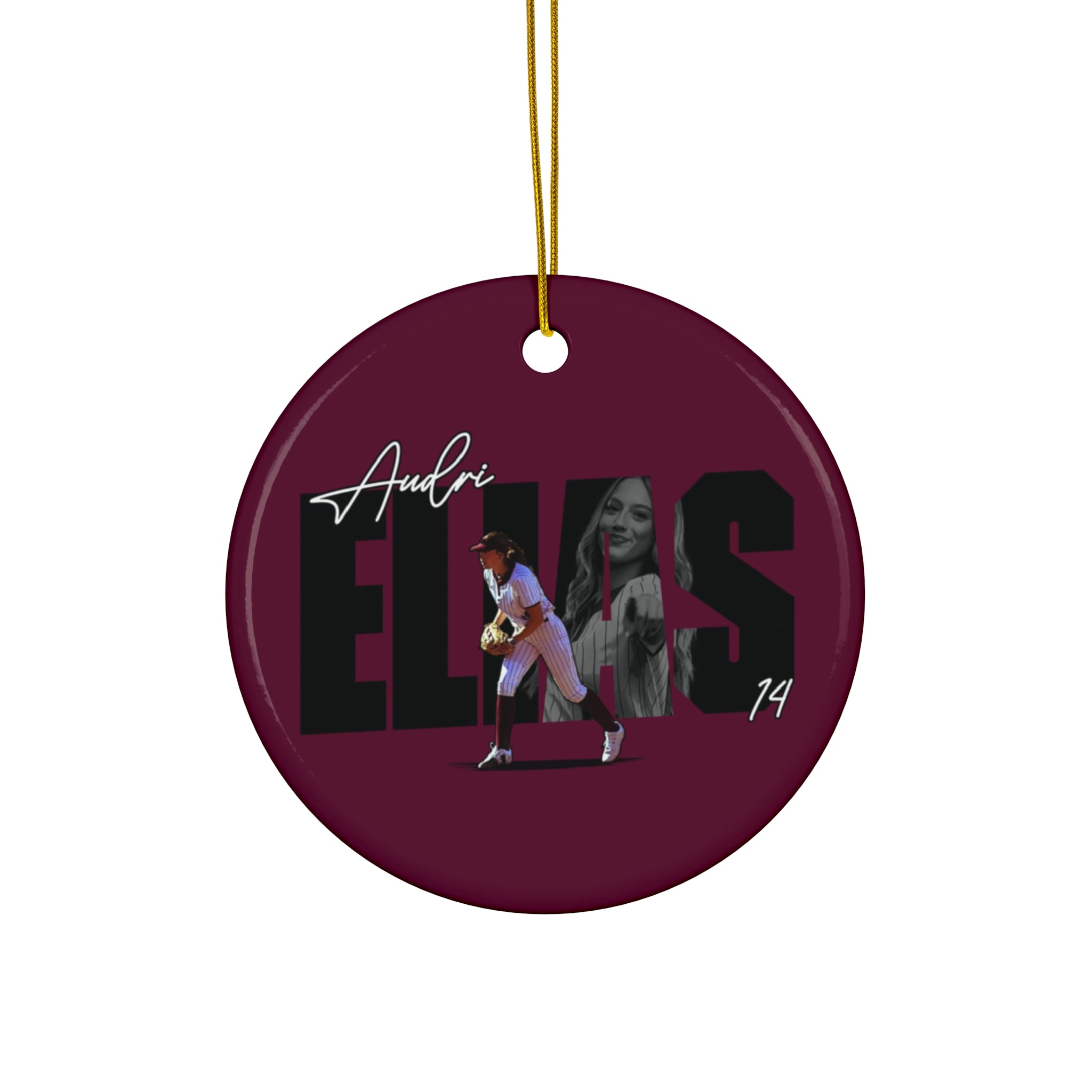 Audri Elias Ceramic Ornament