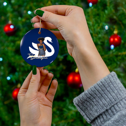 Tyler Swanigan Ceramic Ornament