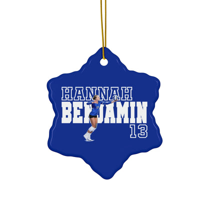 Hannah Benjamin Ceramic Ornament