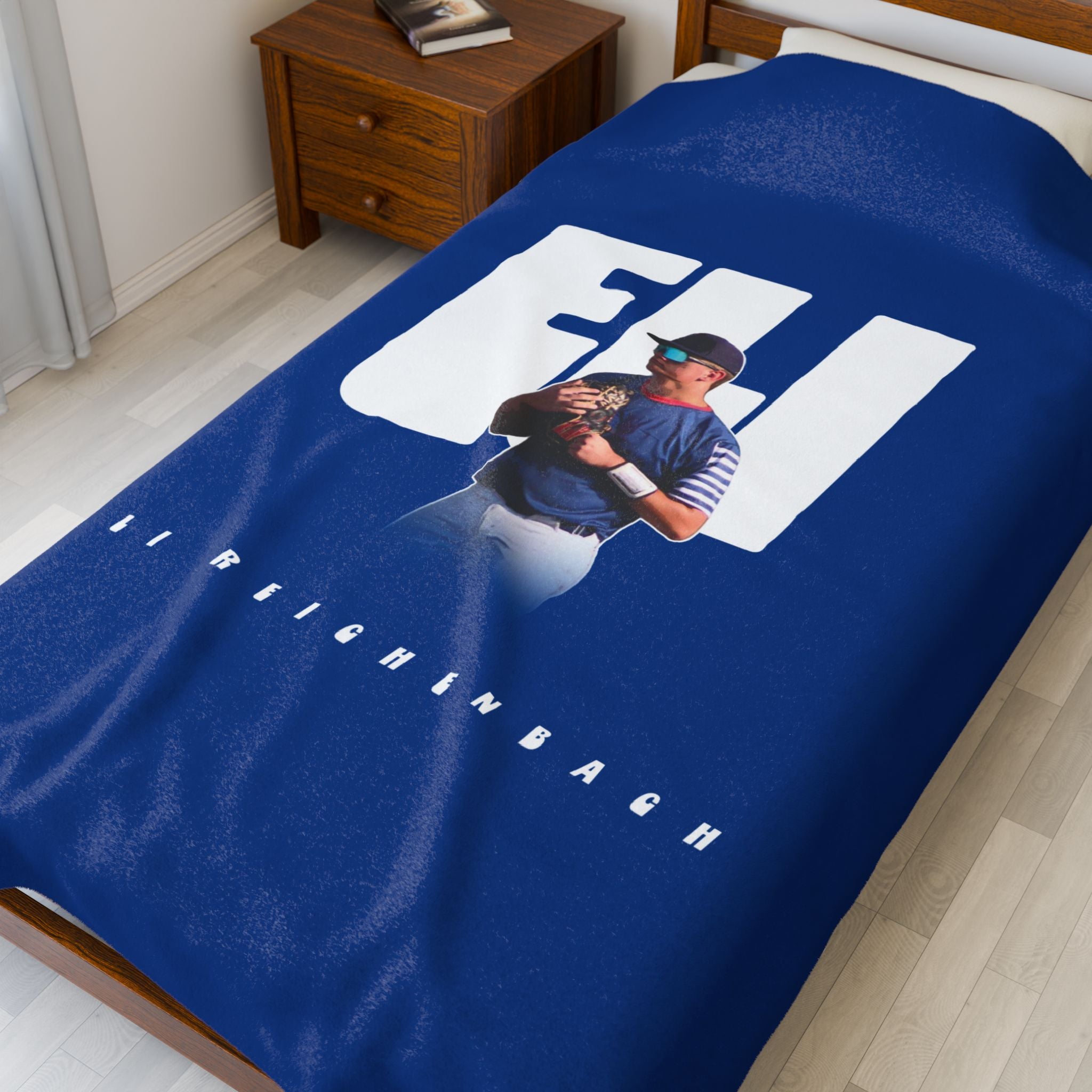 Eli Reichenbach Velveteen Plush Blanket