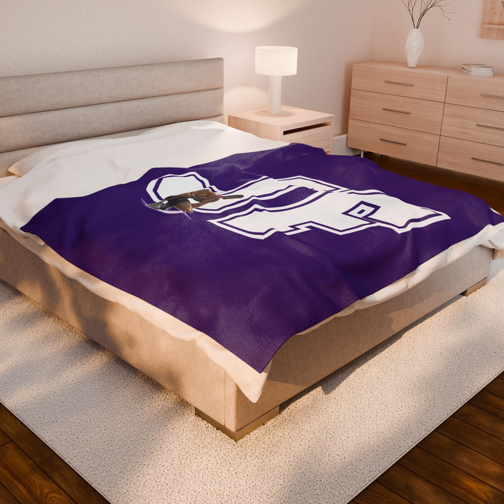 Justin Fortugno Velveteen Plush Blanket