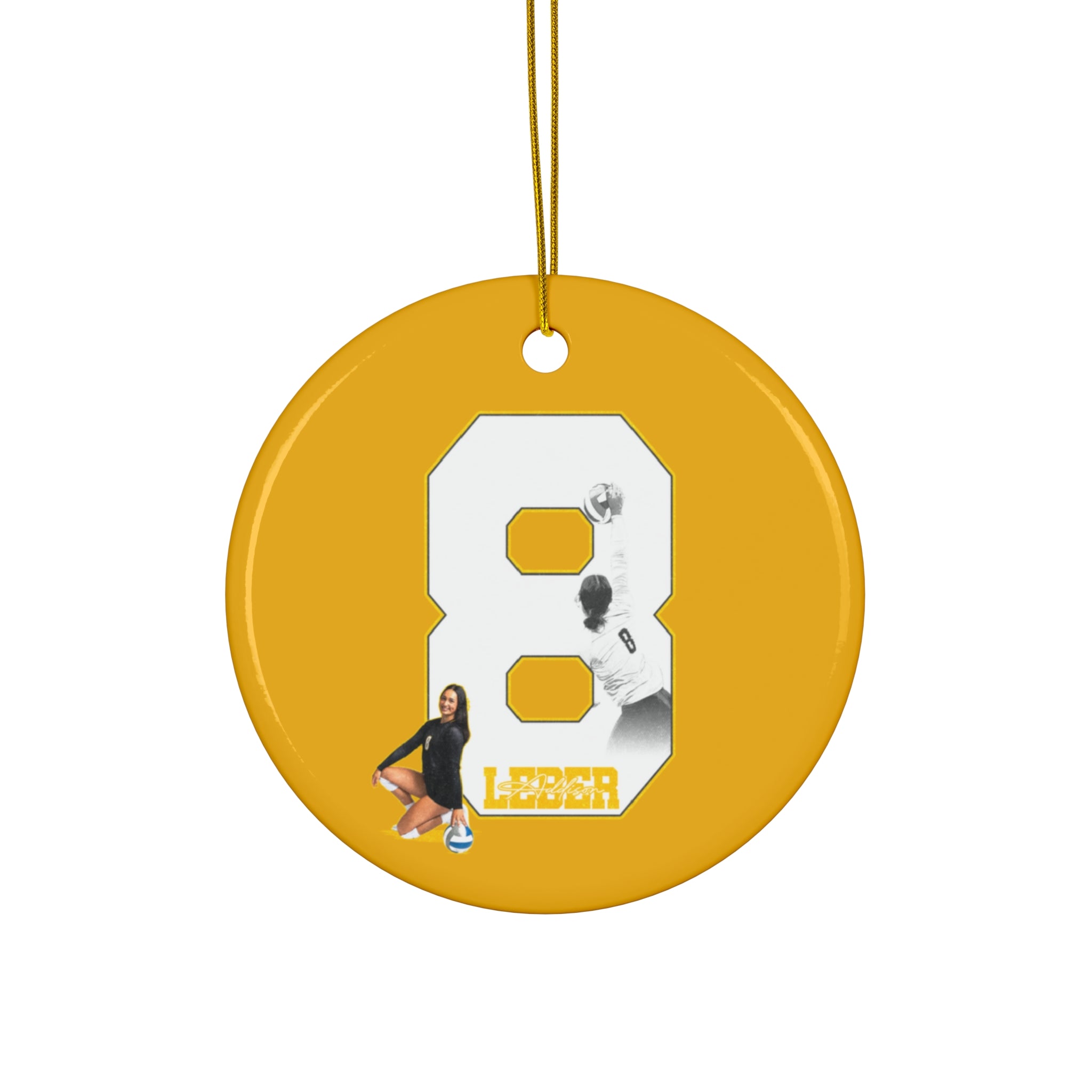 Addison Leber Ceramic Ornament