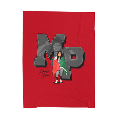 Miranda Pena Velveteen Plush Blanket