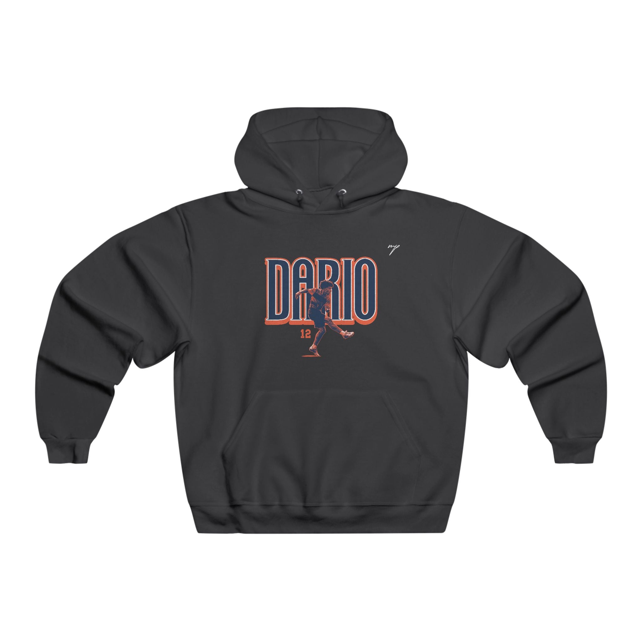 Dario White Vintage Hoodie