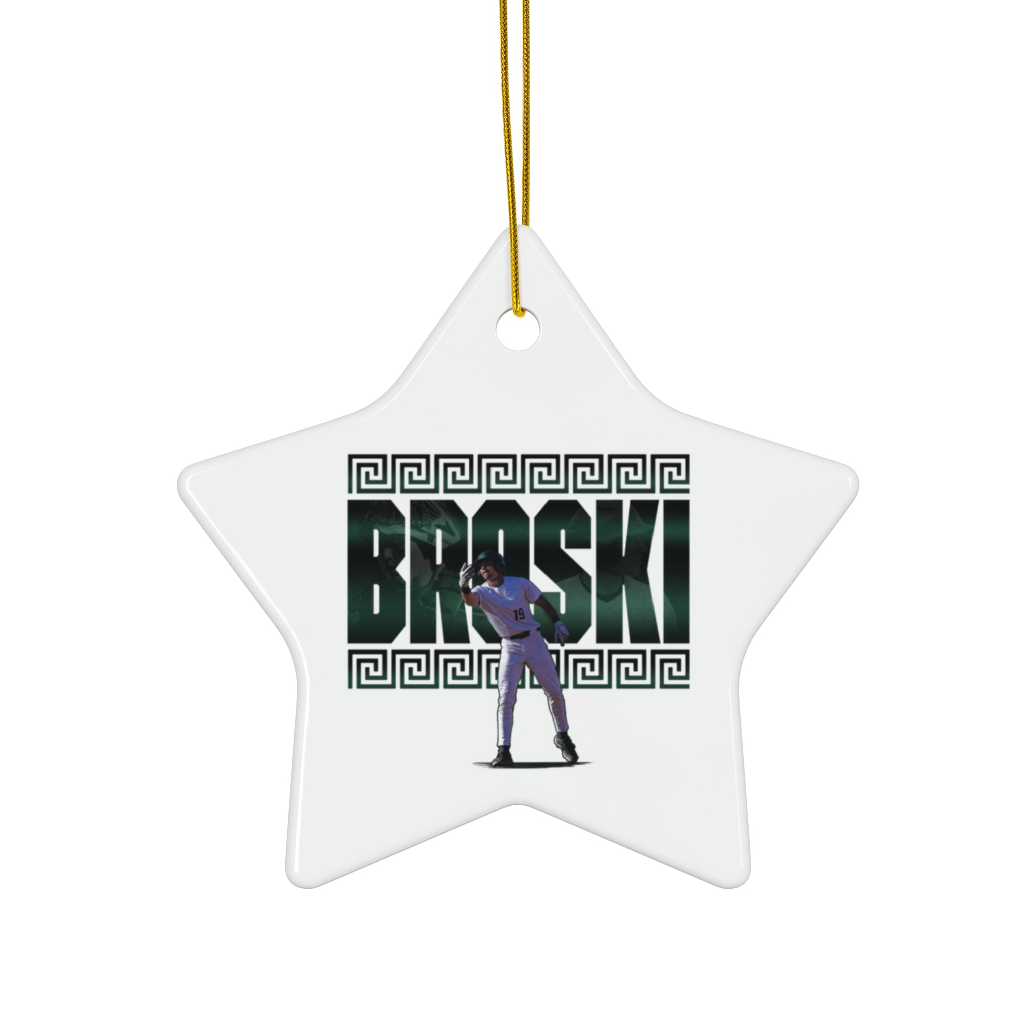 Adam Broski Ceramic Ornament