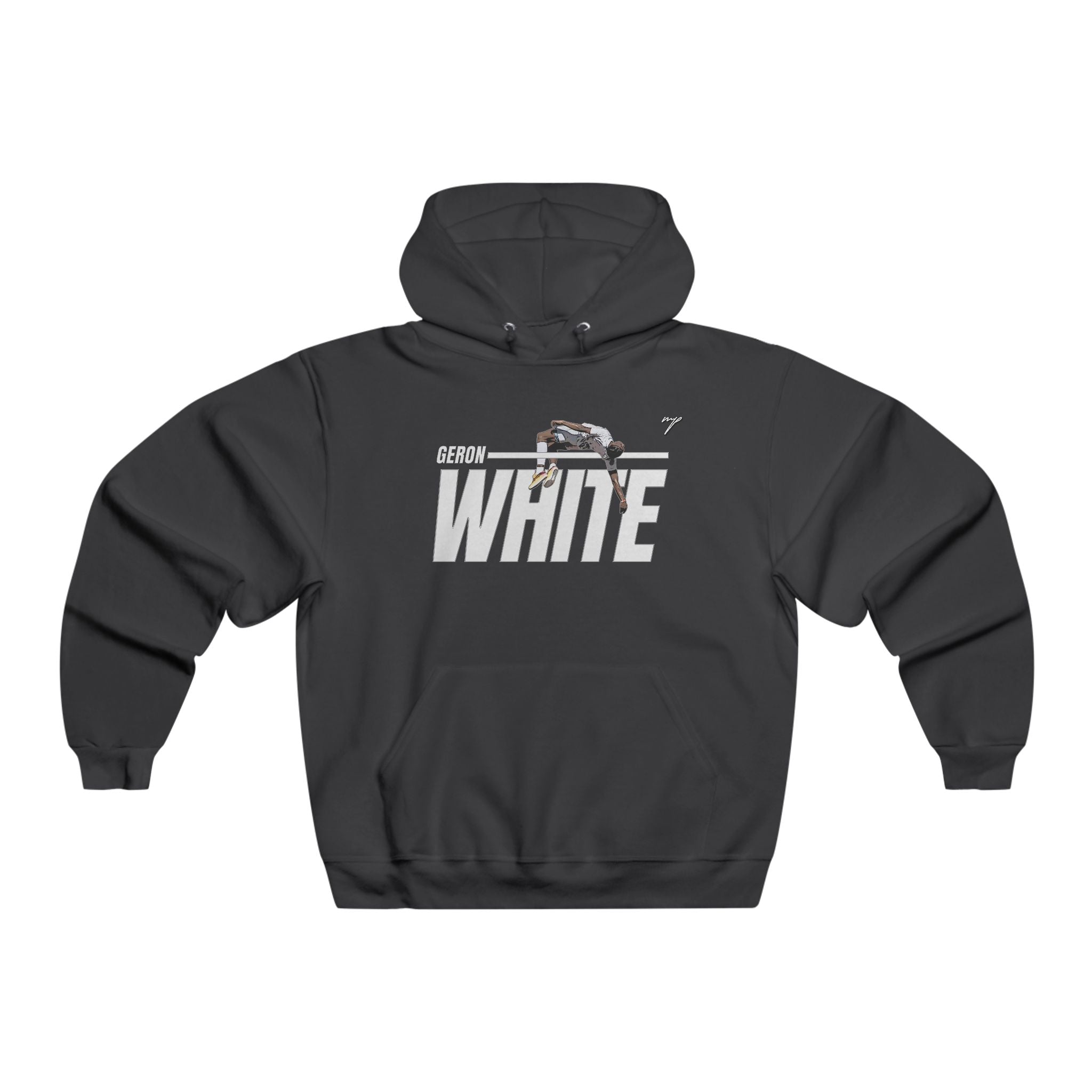 Geron White Vintage Hoodie
