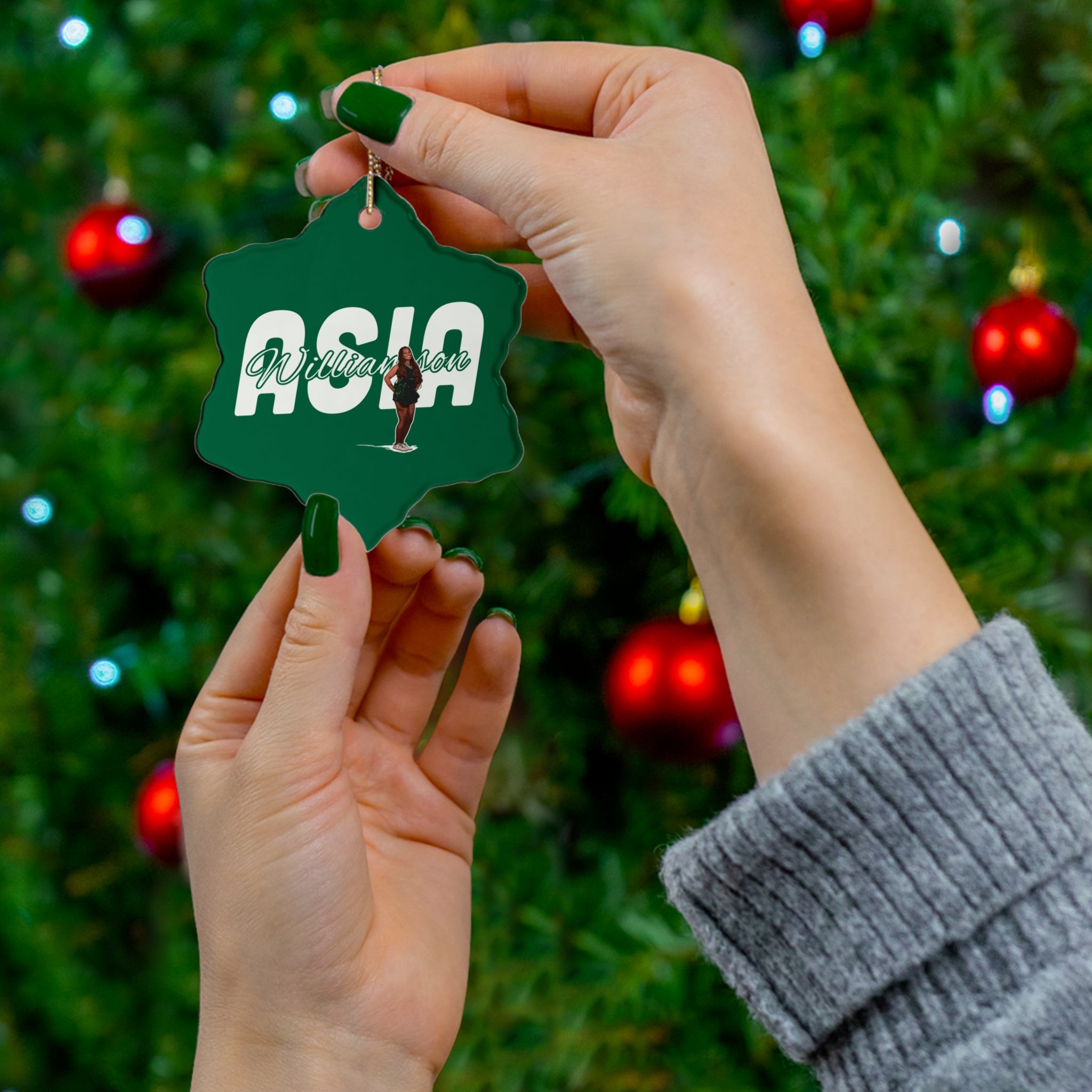 Asia Williamson Ceramic Ornament