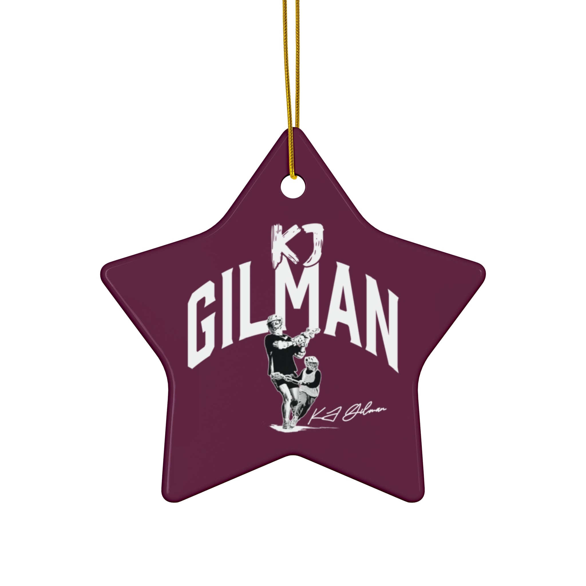 KJ Gilman Ceramic Ornament