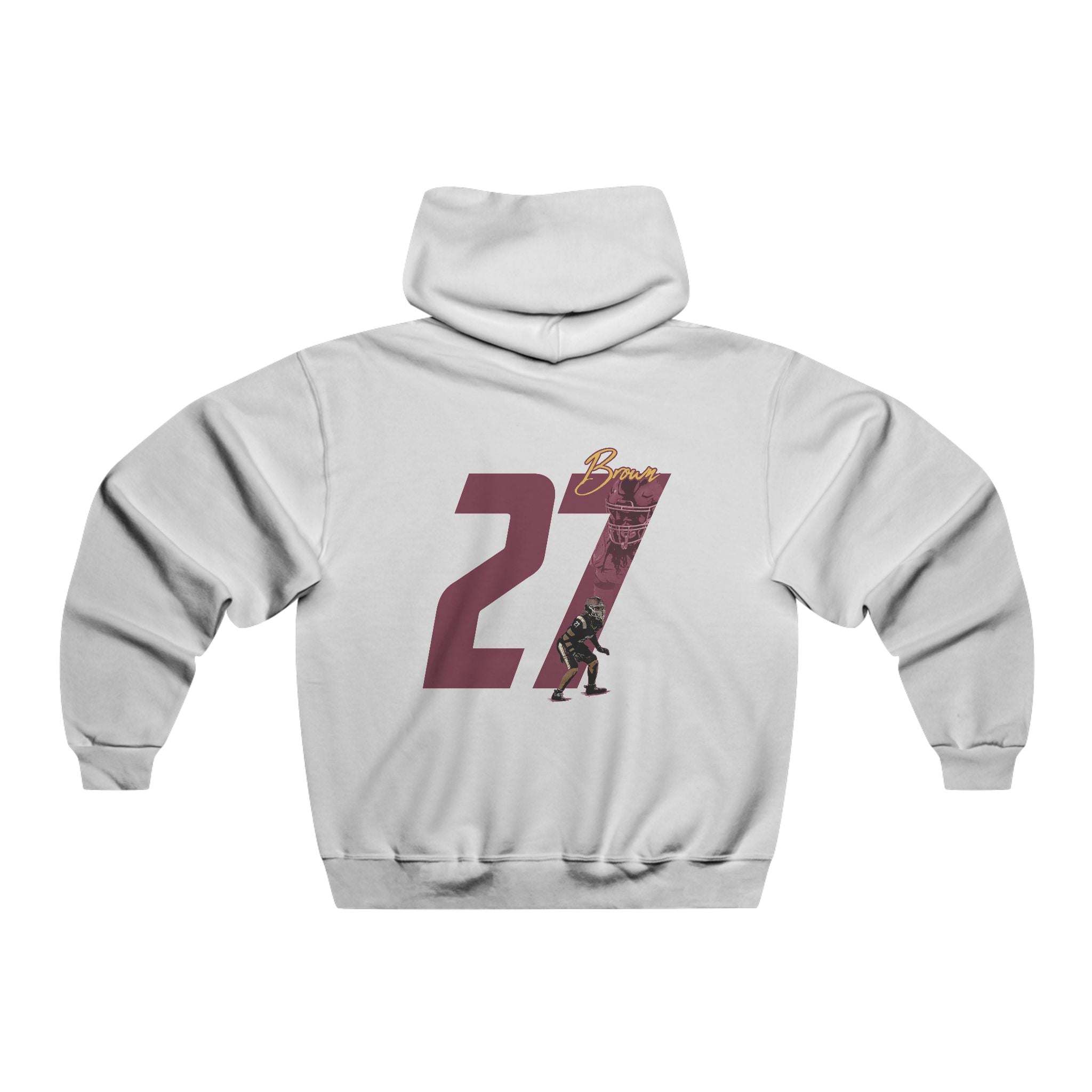 Reiheem Brown Vintage Hoodie