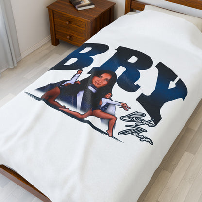 Brylea Johnson Velveteen Plush Blanket
