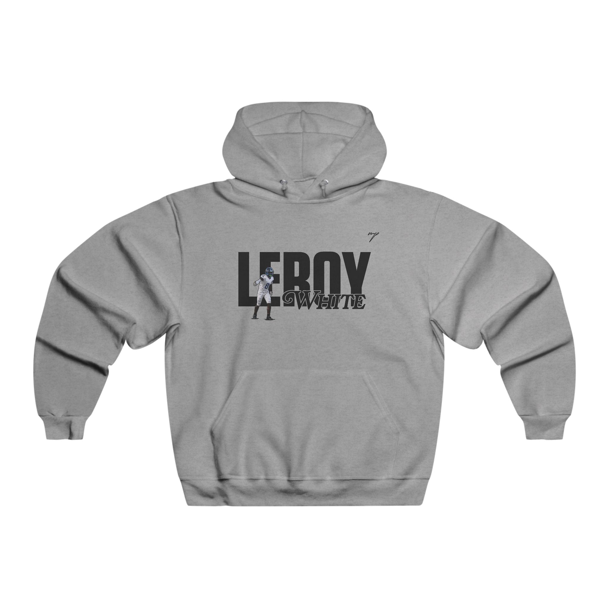 Leroy White Vintage Hoodie