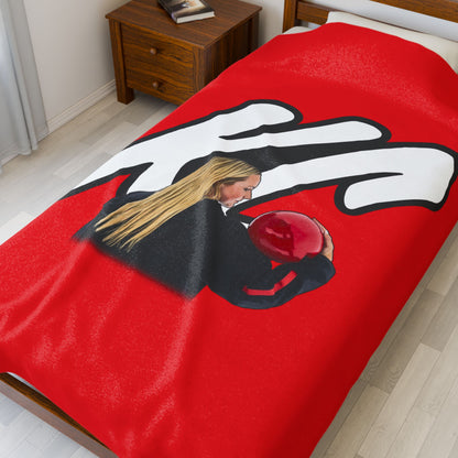 Karina Capron Velveteen Plush Blanket