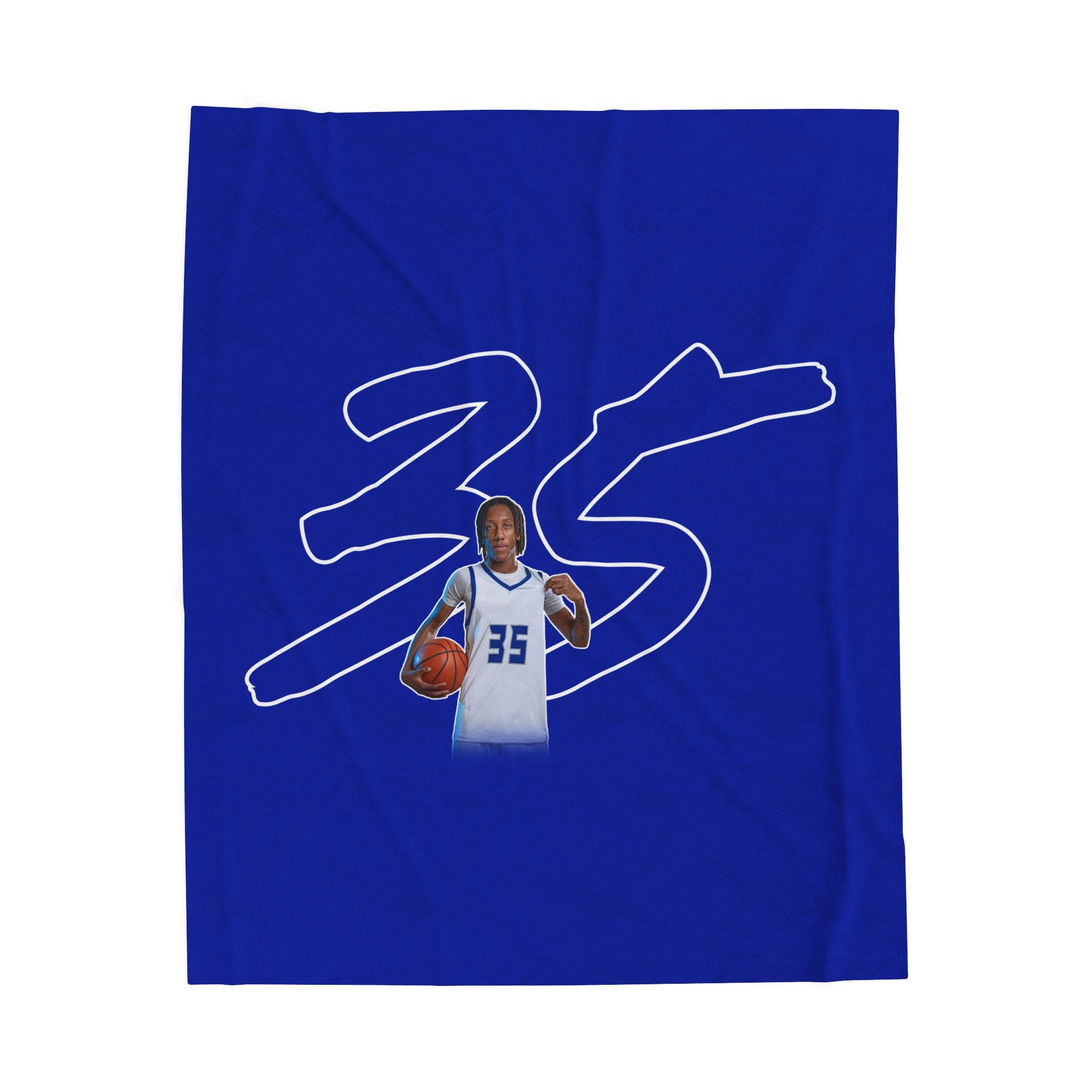 Tarik Huff Velveteen Plush Blanket
