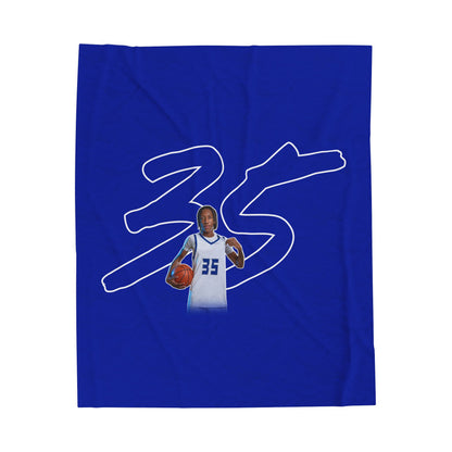 Tarik Huff Velveteen Plush Blanket
