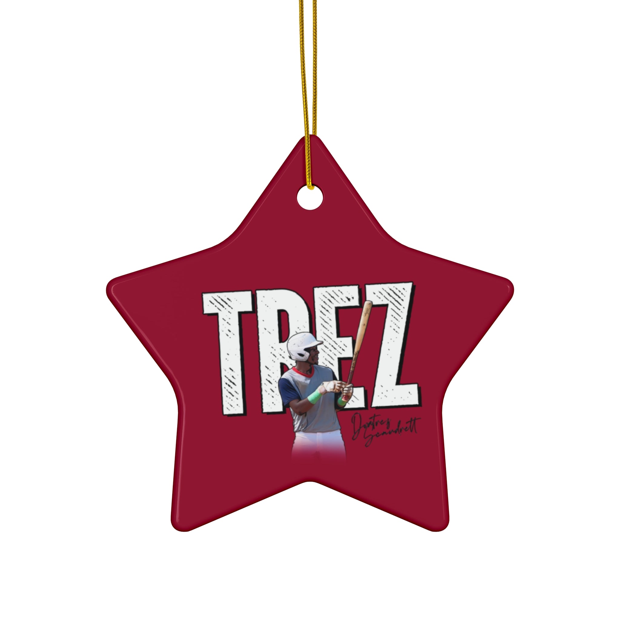Dontrez Scandrett Ceramic Ornament