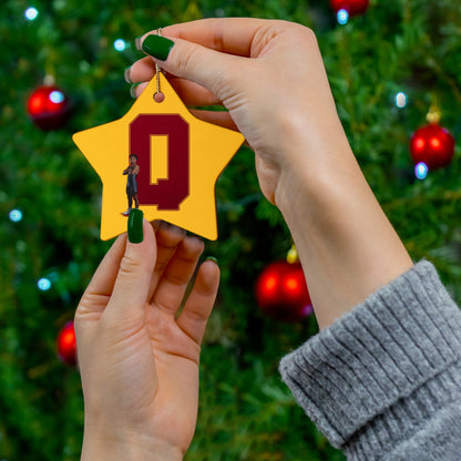 Quincy Hulverson Ceramic Ornament