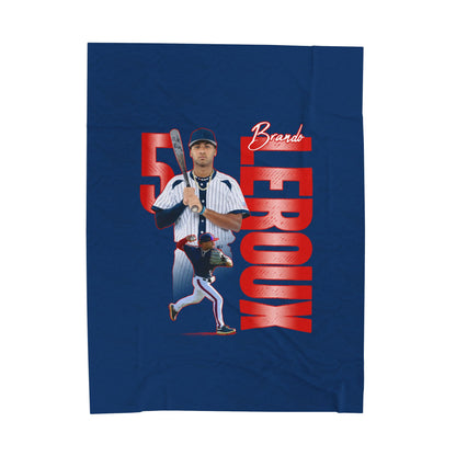 Brando Leroux Velveteen Plush Blanket