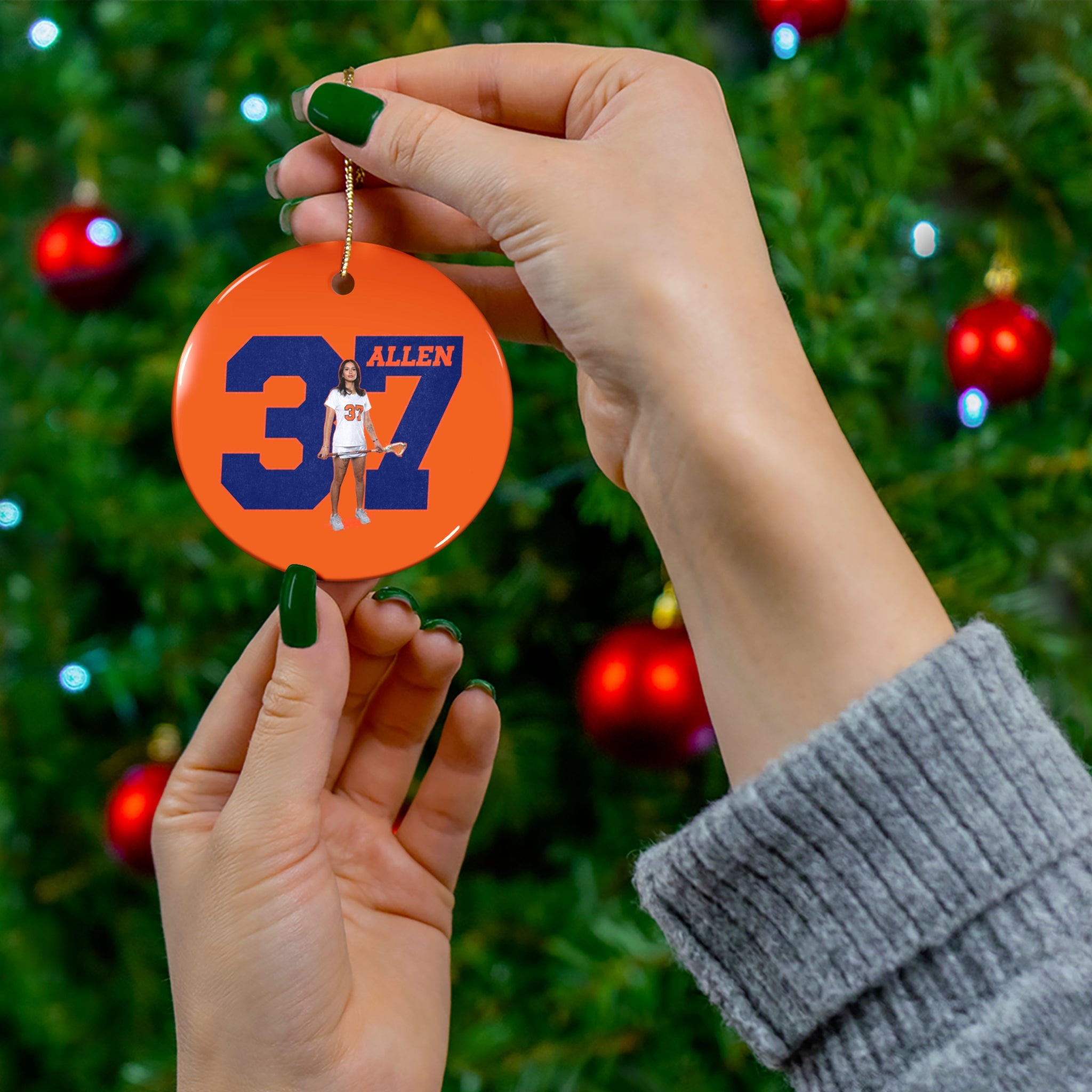Mary Allen Ceramic Ornament