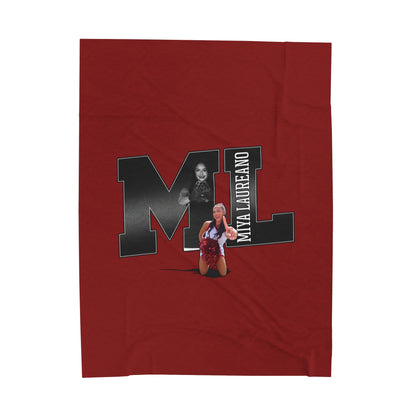 Miya Laureano Velveteen Plush Blanket