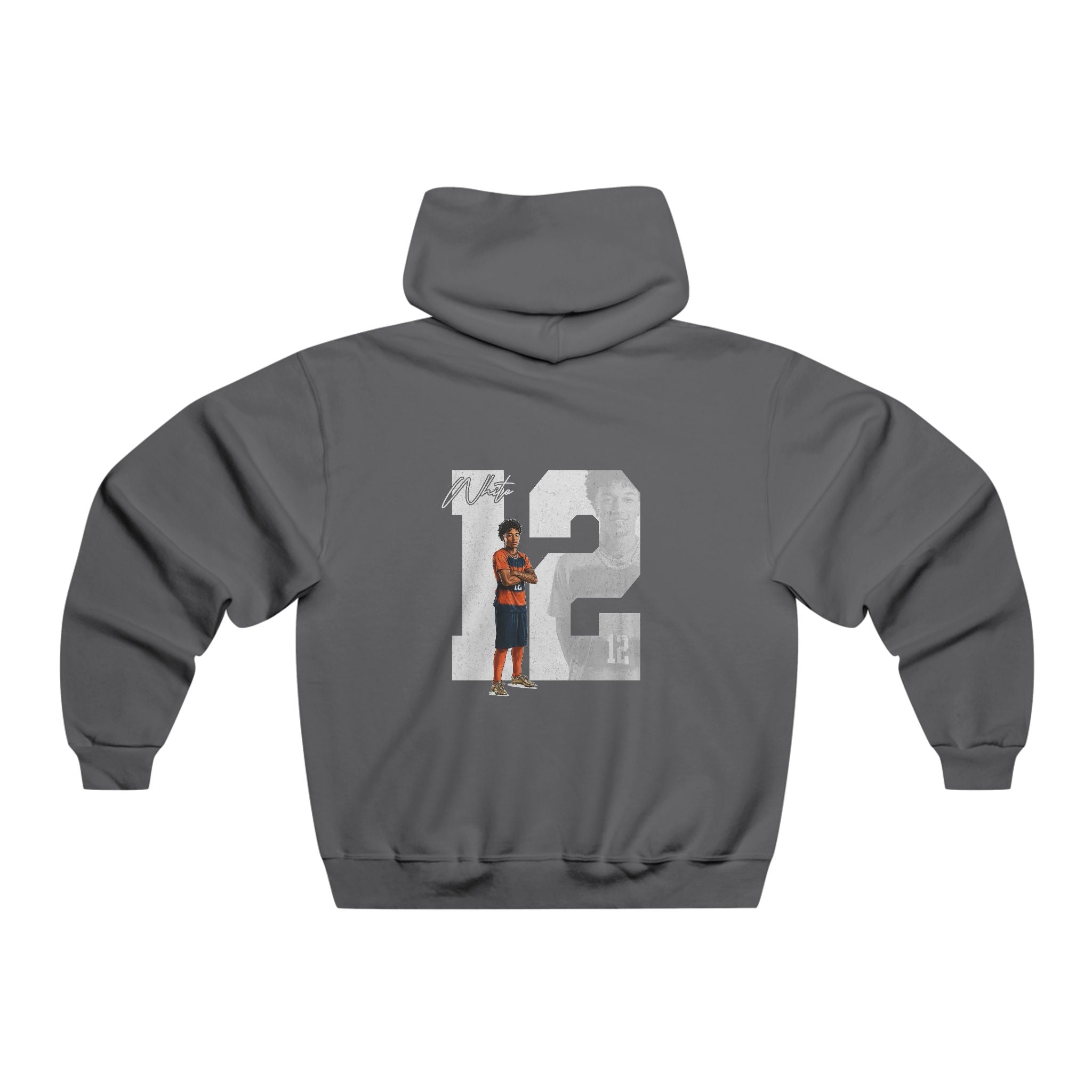 Dario White Vintage Hoodie