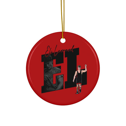 Eli Leonard Ceramic Ornament