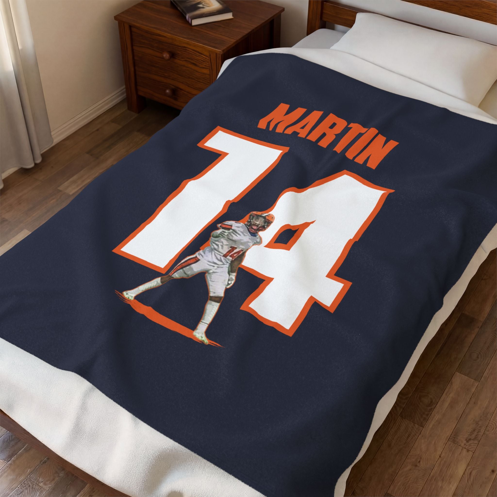D'Caprio Martin Velveteen Plush Blanket