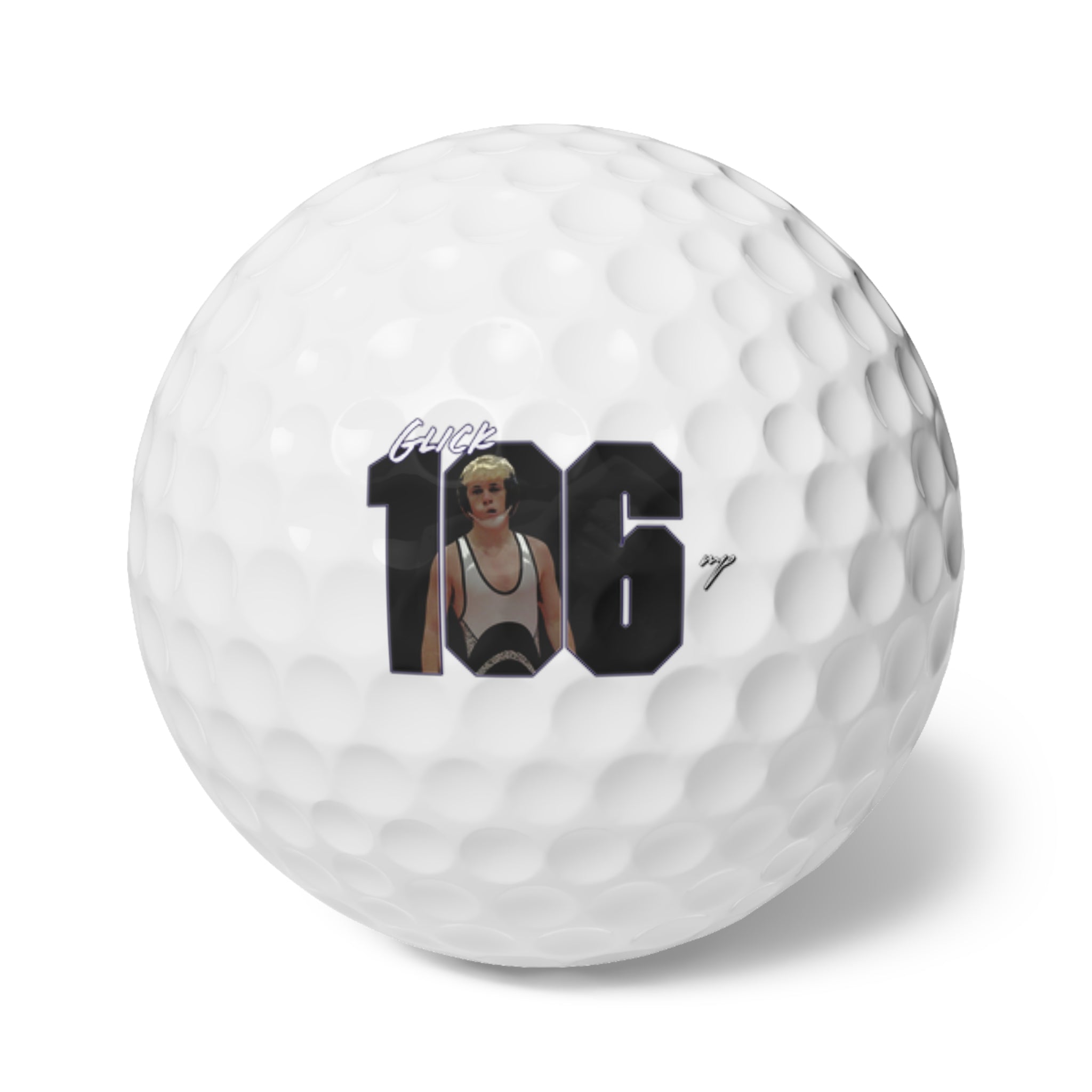 Mason Glick Golf Balls, 6pc