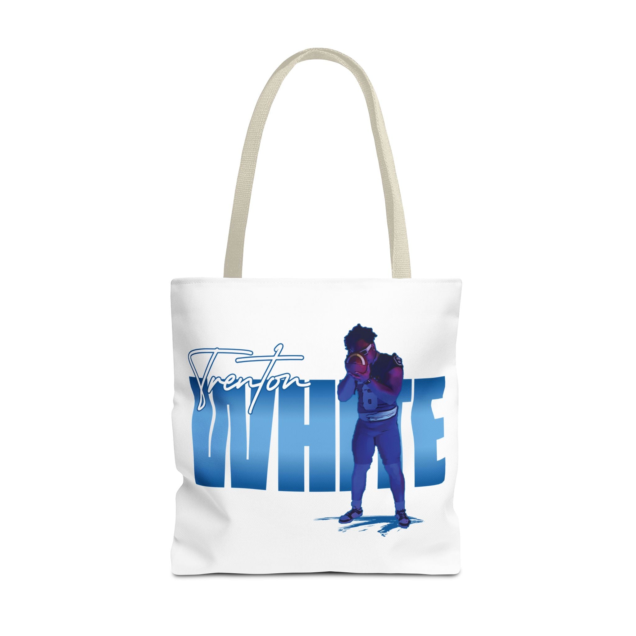 Trenton White Custom Tote Bag