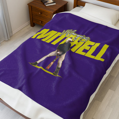 Marquis Mitchell Velveteen Plush Blanket