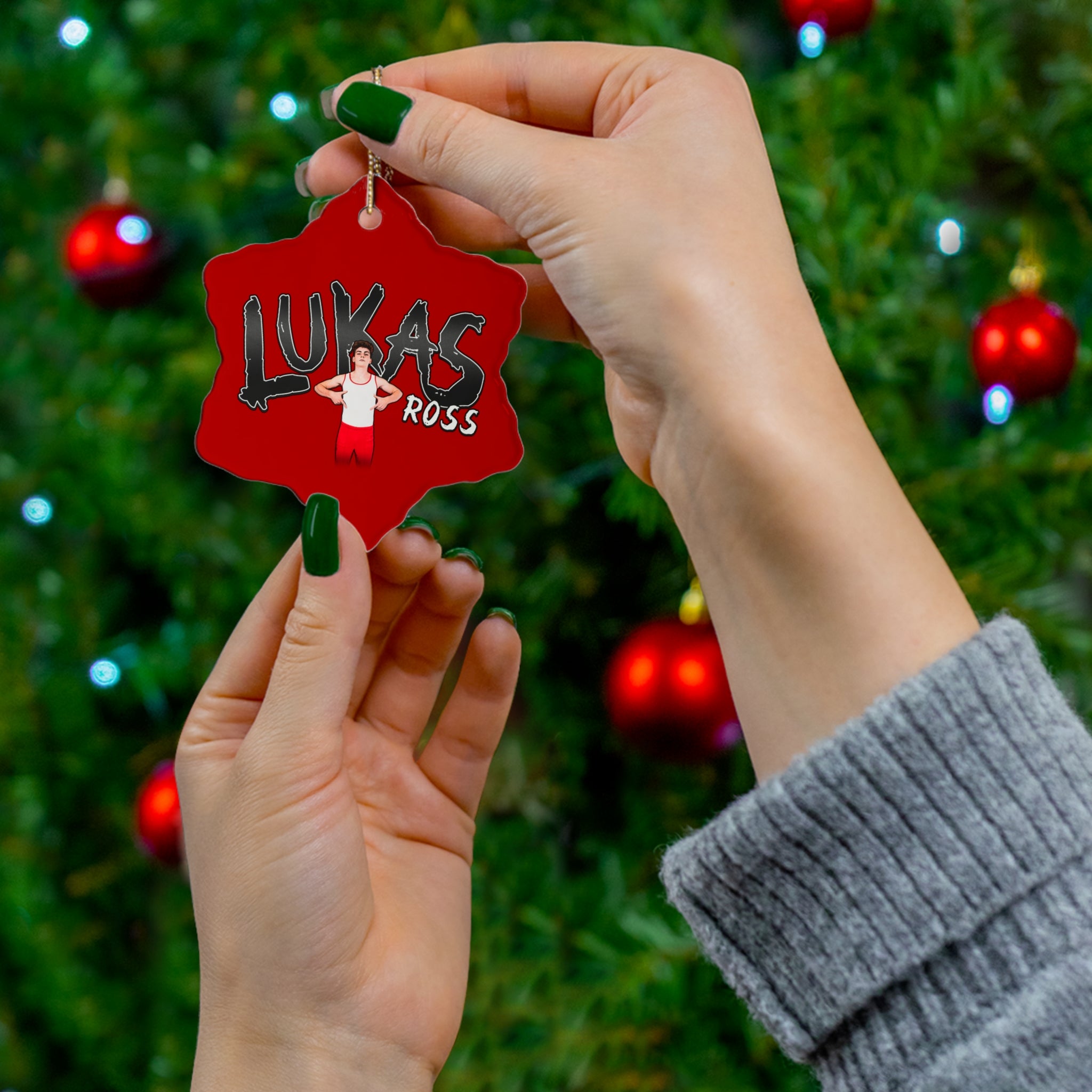 Lukas Ross Ceramic Ornament